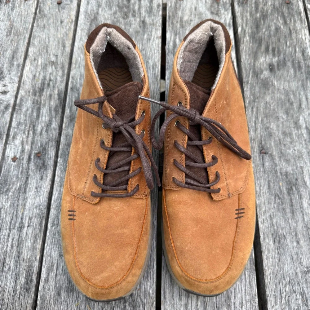 Reef Rover Mid WT Mens Brown Leather Mid Top Boots RF0A3623 Size 11‎